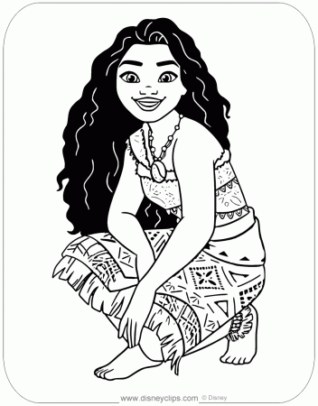 Moana 2 Coloring Pages (PDF Printables ...