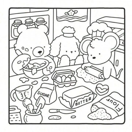 Cozy Friends: Coloring Book With Super ...