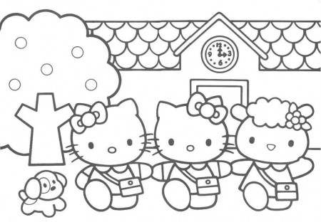 School House Coloring Pages Coloring For Kids Its My School
