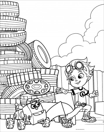 Rusty Rivets coloring picture