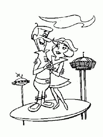 Jetsons Coloring Pages | The jetsons, Kleurplaten