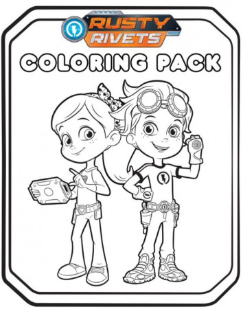 Kids-n-fun.com | Coloring page Rusty Rivets rusty rivets nick jr