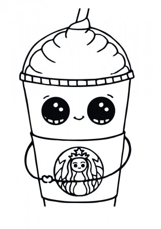 Coloring Pages | Starbucks Coloring Page Cup