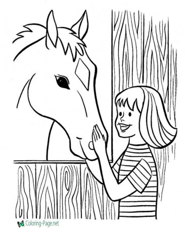 Farm Coloring Pages