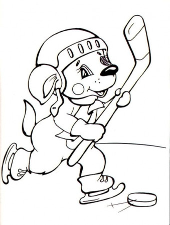 Hockey Coloring Pages | 100 Pictures Free Printable