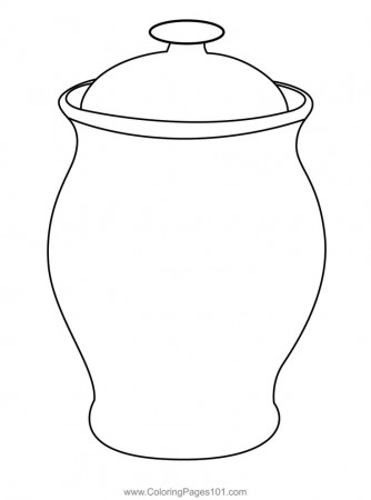Ceramic Clay Container Coloring Page | Coloring pages, Ceramic clay, Coloring  pages for kids