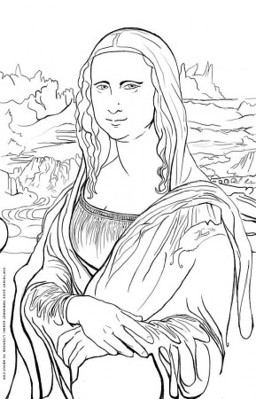 Free Art History Coloring Pages | Art ...