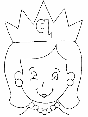 6 Pics of Printable Q Queen Coloring Page - Letter Q Queen ...