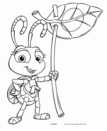 Related Disney Preschool Coloring Pages item-16517, Bugs Coloring ...