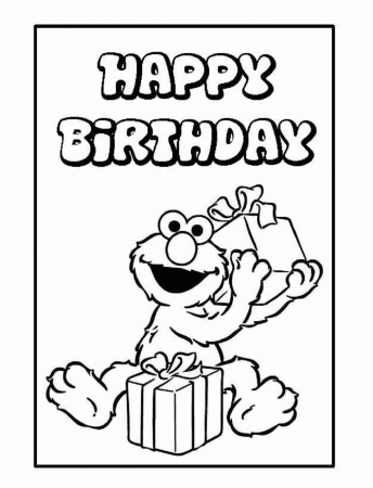 sesame street birthday coloring pages. zoe sesame street coloring ...