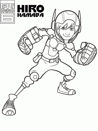 Big Hero 6 coloring pages | Print and Color.com