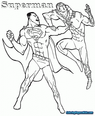 Batman Vs Superman Coloring Pages | Free Printable Coloring ...