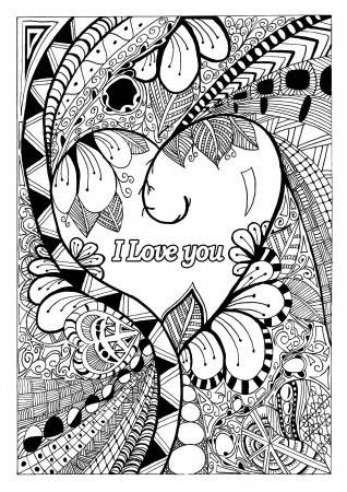 Valentine's Day - Coloring Pages for Adults