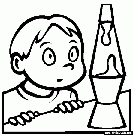100% Free The 1970s Coloring Pages. Color in this picture of a Lava Lamp  and others with our library of on… | Coloring pages, Online coloring,  Online coloring pages