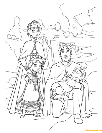 The Royal Family Coloring Pages - Cartoons Coloring Pages - Coloring Pages  For Kids And Adults