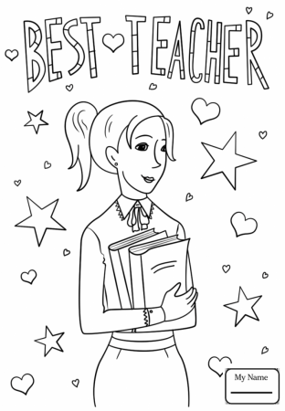 Teacher Coloring Pages - Best Coloring ...