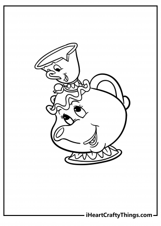 Printable Beauty And The Beast Coloring Pages (Updated 2023)