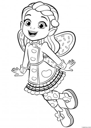 Butterbean Cafe Coloring Page » Turkau