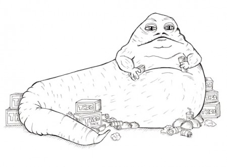 Jabba the Taco Hutt Art Illustration Print Fanart - Etsy