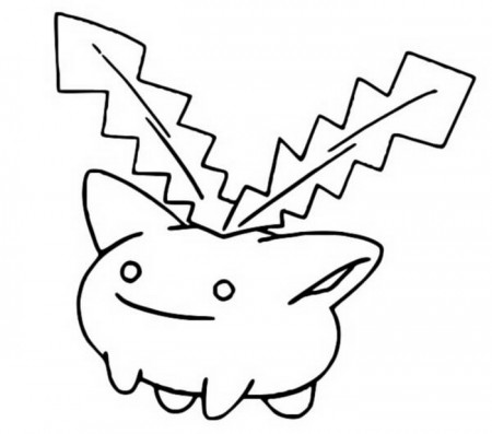 Coloring Pages Pokemon - Hoppip - Drawings Pokemon