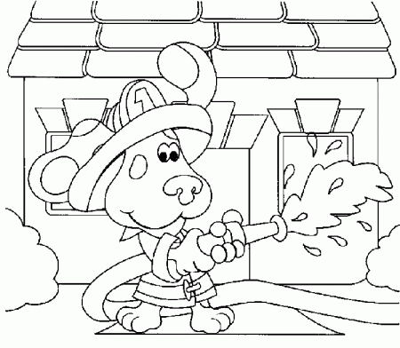 Free Printable Blues Clues Coloring Pages For Kids