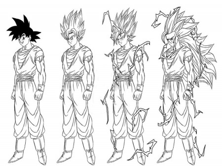 Free Dragon Ball Z Kai Printable Coloring Pages - Coloring Page