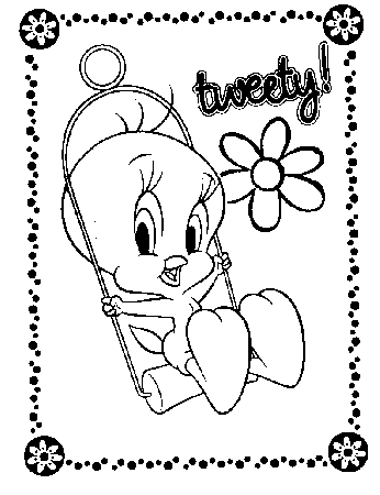 tweety bird and sylvester coloring pages - Free Coloring Pages ...