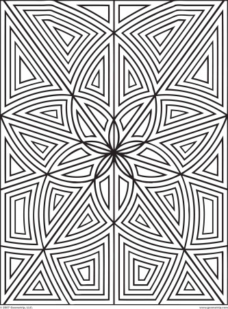 Geometrip.com - Free Geometric Coloring Designs - Rectangles
