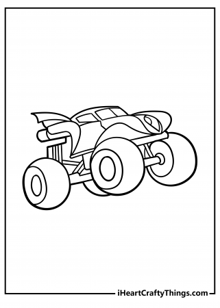 Printable Monster Truck Coloring Pages (Updated 2022)
