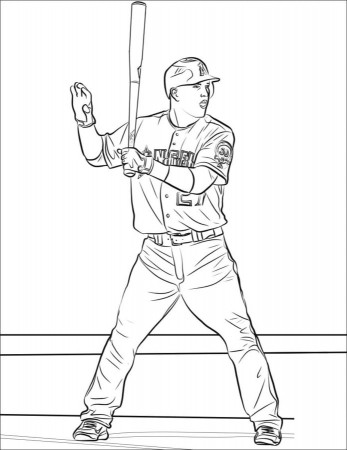 Baseball Coloring Pages