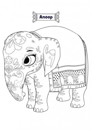 Anoop from Mira, Royal Detective Coloring Page - Free Printable Coloring  Pages for Kids