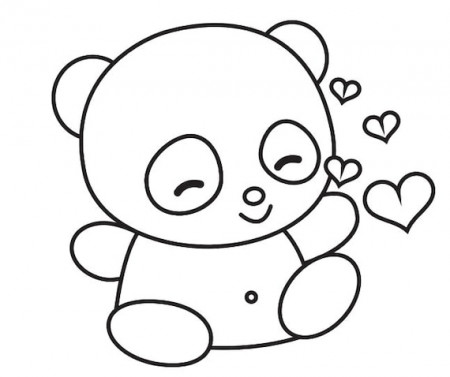 20 Page Cute Panda Coloring Pages - Etsy