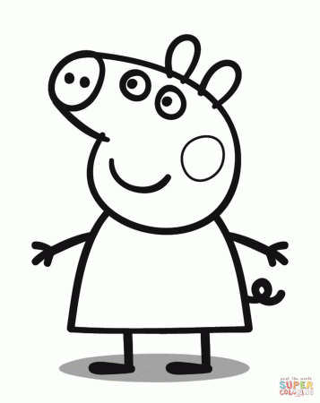 Peppa Pig coloring pages | Free Coloring Pages