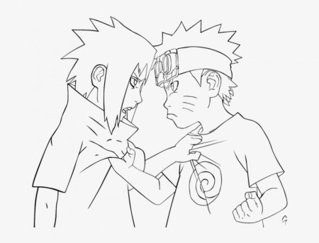 Naruto Vs Sasuke Coloring Pages Kid Naruto And Sasuke - Naruto E ...