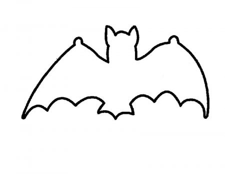 Halloween Bat Template