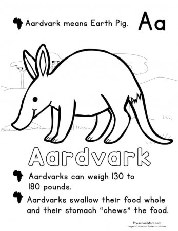 African Animal Coloring Pages - Preschool Mom