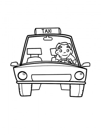 Free Taxi Driver coloring pages. Download and print Taxi Driver coloring  pages.