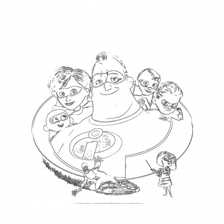 Great Incredibles 2 Coloring pages for the kids - Album on Imgur