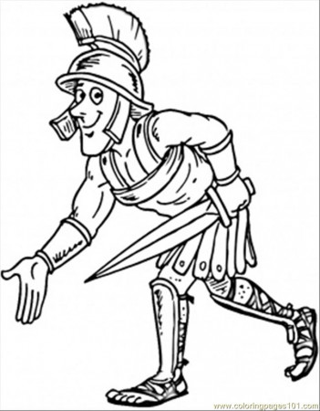 Gladiator Coloring Page for Kids - Free Italy Printable Coloring Pages  Online for Kids - ColoringPages101.com | Coloring Pages for Kids