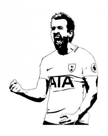 Harry Kane 6 Coloring Page - Free Printable Coloring Pages for Kids