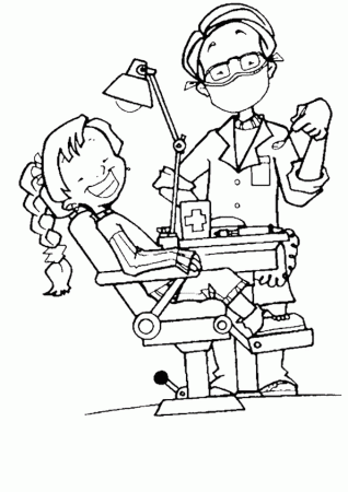 Dentist Coloring Pages - Best Coloring Pages For Kids