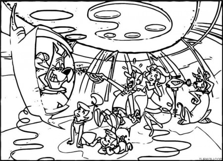 Jetsons Family Dog Coloring Page » Turkau