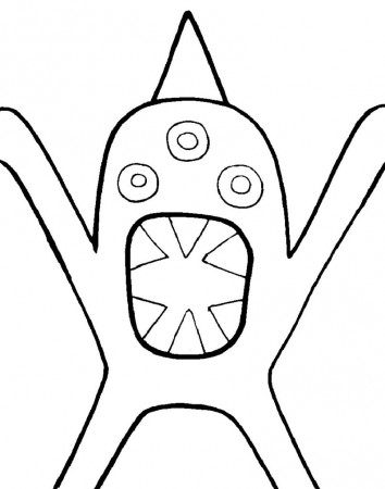 garten of banban coloring page 2 – The Twisted One – Education