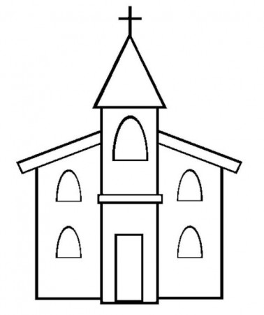 Drawings Church (Buildings and Architecture) – Printable coloring pages