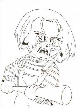 Free Chucky coloring pages. Download and print Chucky coloring pages