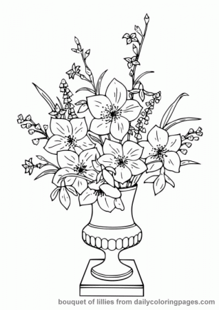 Difficult Flower Coloring Pages - GetColoringPages.com