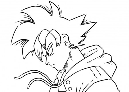 Goku coloring pages - Free printable coloring pages