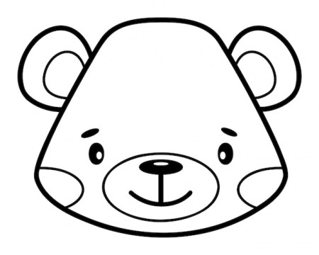 Premium Vector | Coloring book or page for kids. bear black and white  outline illustration.