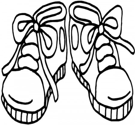 Kids Drawing Shoes Coloring Page: Kids Drawing Shoes Coloring Page ... -  ClipArt Best - ClipArt Best