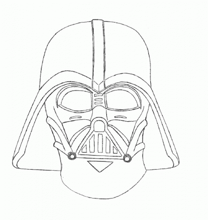 Darth Vader To Print - Coloring Pages for Kids and for Adults